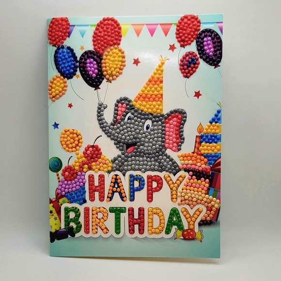 HOST PICK 🐘 Happy Birthday Card Elephant - Picture 1 of 9